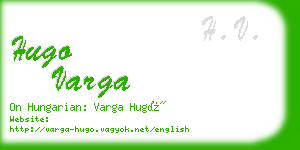 hugo varga business card